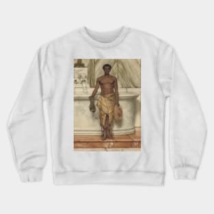 The Balneator by Lawrence Alma-Tadema Crewneck Sweatshirt